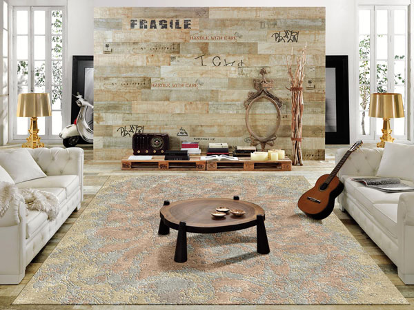Carpet Color trends in 2017: rustic options
