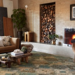 Large area rugs are one of the top trends we see coming down the pipeline in 2019