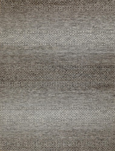 Bohemian/Transitional Brown Wool Area Rug: Mafi Signature Amazon AMZ-532 (Hand-Knotted Area Rug)