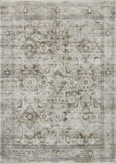 Traditional Green Area Rug: Allure Bright Nydra 1220 (Power-Loomed Area Rug)