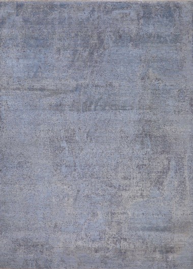 Transitional/Modern Grey/Silver Wool Area Rug: Mafi Signature Cologne COL-153 (Hand-Knotted Area Rug)
