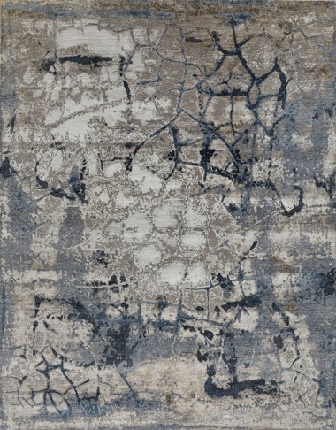 Mafi Signature | Cosmos | COM-978: Light Brown/Grey area rug Transitional/Modern Beige/Tan Wool Area Rug: Mafi Signature Cosmos COM-978 (Hand-Knotted Area Rug)