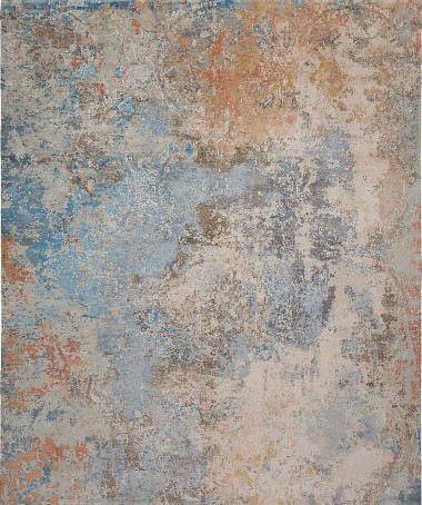 Silk Road | Catherine | 1938: Multi area rug Modern/Transitional Multi Wool Area Rug: Silk Road Catherine 1938 (Hand-Knotted Area Rug)