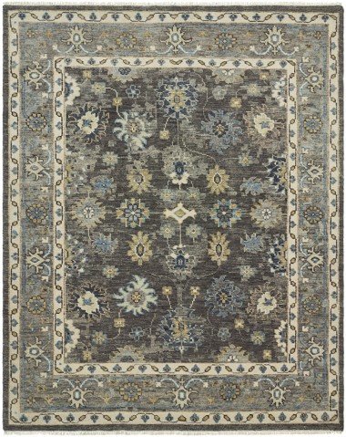 Regal | Cavallo | 183166: Antique Brown/Grey area rug Traditional Brown Wool Area Rug: Regal Cavallo 183166: Antique Brown/Grey (Hand-Knotted Area Rug)