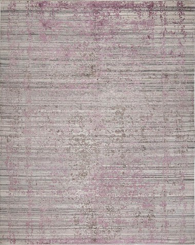 Transitional Grey Wool Area Rug: Silk Road Clarity 19331 (Hand-Knotted Area Rug)