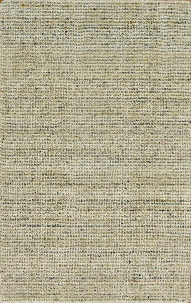 Modern/Transitional Green Wool Area Rug: Mafi Signature Handloom HL-05 (Hand-Looped Area Rug)