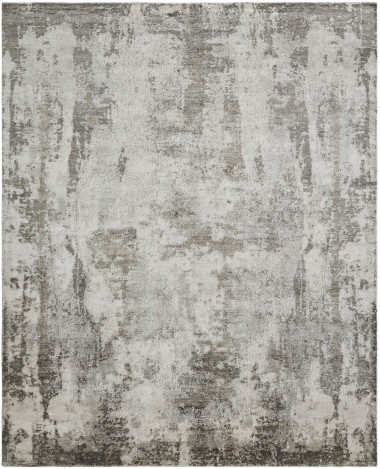 Regal | Jnana | 1810280: Granite Greys area rug Modern Grey/Silver Area Rug: Regal Jnana 1810280: Granite Greys (Hand-Knotted Area Rug)