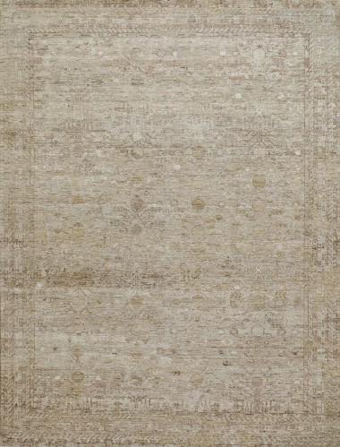 Traditional Beige/Tan Wool Area Rug: Mafi Signature Legacy LEG-132 (Hand-Knotted Area Rug)