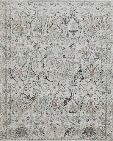 Traditional Grey/Silver Wool Area Rug: Mafi Signature Legacy LEG-140 (Hand-Knotted Area Rug)