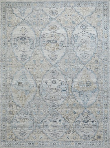 Traditional Beige/Tan Wool Area Rug: Mafi Signature Legacy LEG-141 (Hand-Knotted Area Rug)