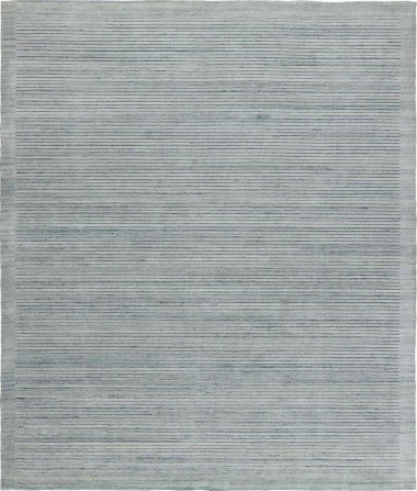 Modern/Transitional Sky Blue Area Rug: Silk Road Marion 191364 (Hand-Loomed Area Rug)