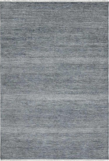 Modern/Transitional Navy Wool Area Rug: Silk Road Mount Tahoma 1913601 (Hand-Knotted Area Rug)