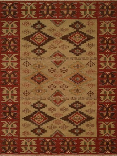 Traditional/Bohemian Multi Wool Area Rug: Regal Sudan 1819922: Multi (Handmade Area Rug)