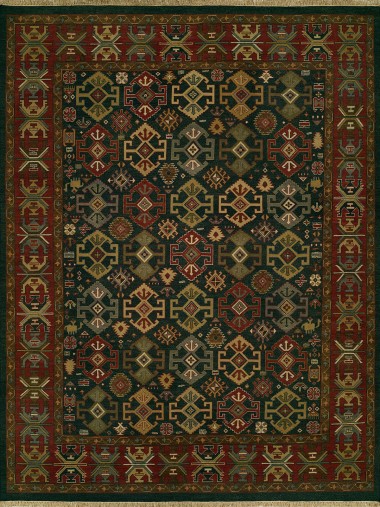 Regal | Sudan | 1819672: Multi/Red area rug Traditional/Bohemian Multi Wool Area Rug: Regal Sudan 1819672: Multi/Red (Handmade Area Rug)