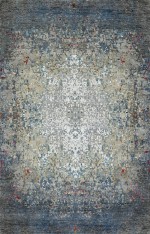 Transitional/Modern Beige/Tan Wool Area Rug: Mafi Signature Cosmos COMW-1020 (Hand-Knotted Area Rug)