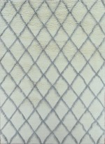 Bohemian/Shag Ivory/White Wool Area Rug: Mafi Signature Rafat RF-1014 (Hand-Knotted Area Rug)