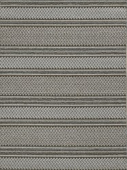 Modern/Bohemian/Indoor-Outdoor Grey/Silver Area Rug: Madison Terrarium 13200576: Grey (Power-Loomed Area Rug)