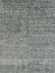 Modern/Transitional Grey/Silver Wool Area Rug: Mafi Signature Amber AM-3008 (Hand-Knotted Area Rug)