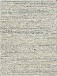 Bohemian/Transitional Grey/Silver Wool Area Rug: Mafi Signature Amber AM-3048 (Hand-Knotted Area Rug)