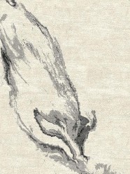 Third and Wall | Corrie LaVelle | Black and White ULAV-156 area rug Modern/Transitional White/Ivory Wool Area Rug: Third and Wall Corrie LaVelle Black and White ULAV-156 (Hand-Knotted Area Rug)