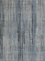 Transitional/Modern Grey/Silver Wool Area Rug: Mafi Signature Cologne COL-167 (Hand-Knotted Area Rug)