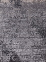 Transitional/Modern Grey/Silver Wool Area Rug: Mafi Signature Cosmos COM-300 (Hand-Knotted Area Rug)