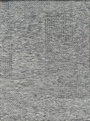 Transitional/Bohemian Charcoal/Black Wool Area Rug: Mafi Signature Harmony DJ-1307 (Hand-Knotted Area Rug)