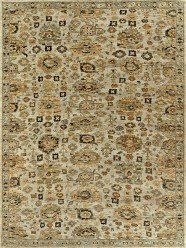Traditional Beige/Tan Wool Area Rug: Mafi Signature Empire EP-02 (Hand-Knotted Area Rug)