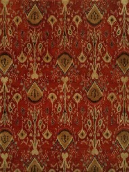 Transitional Orange/Rust Wool Area Rug: Regal Horizon Lights 188024: Rust/Multi (Hand-Tufted Area Rug)