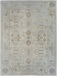 Modern/Transitional Beige/Tan Area Rug: Regal Joy Reborn 1810046: Beige/Mushroom (Handmade Area Rug)