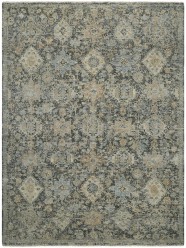 Traditional Charcoal/Black Wool Area Rug: Regal Lake Roosevelt 1812908: Graphite (Hand-Knotted Area Rug)