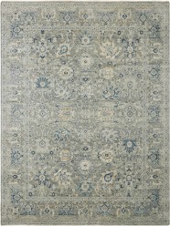 Regal | Lake Roosevelt | 1812418: Grey/Denim area rug Traditional Grey/Silver Wool Area Rug: Regal Lake Roosevelt 1812418: Grey/Denim (Hand-Knotted Area Rug)