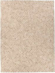 Modern/Shag White/Ivory Wool Area Rug: West Lake Pataha 23161086: Ivory/Tan (Handmade Area Rug)