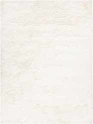 Modern/Shag White/Ivory Area Rug: West Lake Roxbury 23181067: Ivory (Handmade Area Rug)