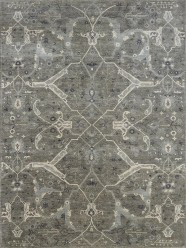Traditional Beige/Tan Wool Area Rug: Antiquity Renaissance Charm 1139004: Taupe/Ivory (Hand-Knotted Area Rug)