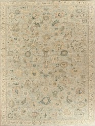 Traditional Blue/Navy Wool Area Rug: Mafi Signature Saga SG-1056 (Hand-Knotted Area Rug)