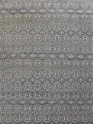 Transitional/Modern Grey/Silver Area Rug: Mafi Signature Soft Melody SM-35 (Hand-Knotted Area Rug)