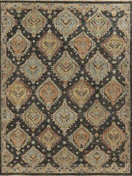 Traditional Brown Wool Area Rug: Mafi Signature Canyons TB-5001 (Hand-Knotted Area Rug)