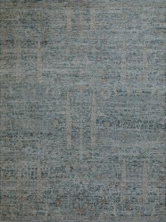 Traditional/Transitional Blue/Navy Wool Area Rug: Mafi Signature Topica TO-114 (Hand-Knotted Area Rug)