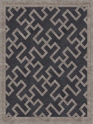 Mafi Signature Custom | Transitional | Transitional-19 area rug Transitional Charcoal/Black Wool Area Rug: Mafi Signature Custom Transitional Transitional-19 (Hand-Knotted Area Rug)