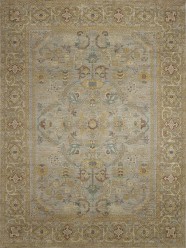 Antiquity | Willow Crest | 1232001: Beige/Gold area rug Traditional Beige/Tan Wool Area Rug: Antiquity Willow Crest 1232001: Beige/Gold (Hand-Knotted Area Rug)