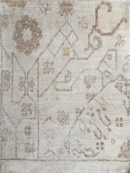 Antiquity | Willow Crest | 1230001: Ivory/Brown area rug Traditional White/Ivory Wool Area Rug: Antiquity Willow Crest 1230001: Ivory/Brown (Hand-Knotted Area Rug)
