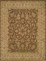 Traditional Brown Wool Area Rug: Regal Alexandra 181246: Brown/Beige (Hand-Knotted Area Rug)
