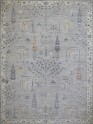 Bohemian/Traditional Beige/Tan Wool Area Rug: Mafi Signature Amiri AMR-103 (Hand-Knotted Area Rug)