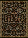 Transitional Charcoal/Black Wool Area Rug: Regal Andromeda 181440: Black (Hand-Knotted Area Rug)