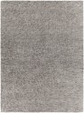 West Lake | Avenue | 2312084: Grey area rug Modern/Shag Grey/Silver Wool Area Rug: West Lake Avenue 2312084: Grey (Handmade Area Rug)