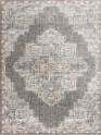 Traditional Light Grey Area Rug: Bainbridge Antony 21347: Light Grey/Ivory (Power-Loomed Area Rug)