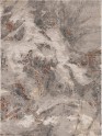 Modern Grey/Silver Wool Area Rug: Madison Aurelia 1316027: Grey/Brick (Hand-Tufted Area Rug)