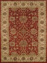 Traditional Red/Burgundy Wool Area Rug: Regal Emporium 185182: Red/Ivory (Hand-Tufted Area Rug)