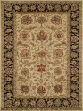 Traditional Ivory/White Wool Area Rug: Regal Emporium 185682: Ivory/Black (Hand-Tufted Area Rug)